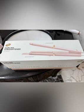 T3 Curling Straightener 2-in-1 Hair Styler - Pink